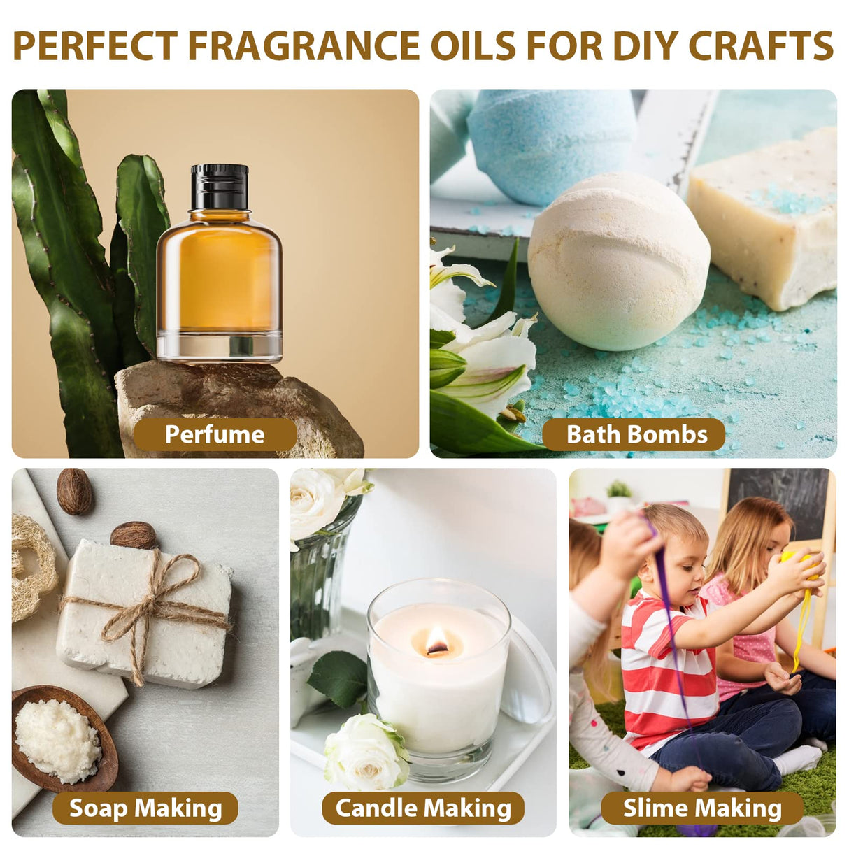 NESCCI Essential Oil Set - Essential Oils 36 x 5ML - Essential Oils Gift Set for Diffuser, Humidifier, Soap, Candle, Bath Bombs Making, Halloween, Christmas