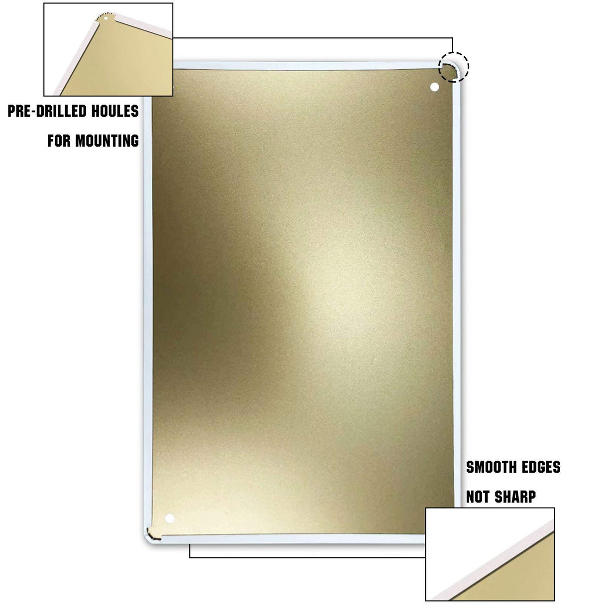 JIUFOTK Hobo Symbols Wall Decor 8x12 Inches - Metal Signs for Kitchen, Bathroom, Home & Retro Plaque Gifts