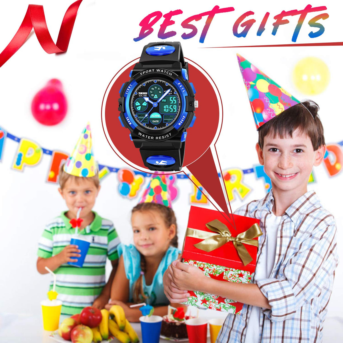 Boy Digital Watch Gifts for 5-15 Year Old Boys Girl Teen, Sports Watch Toys for 6-16 Year Old Boy Girl Present for Kids Age 6-16