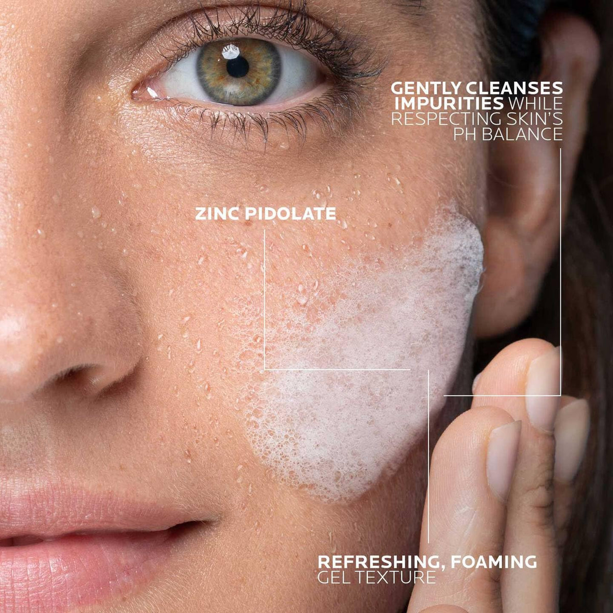 La Roche-Posay Effaclar Foaming Gel Cleanser for Oily Skin, 13.52 fl oz
