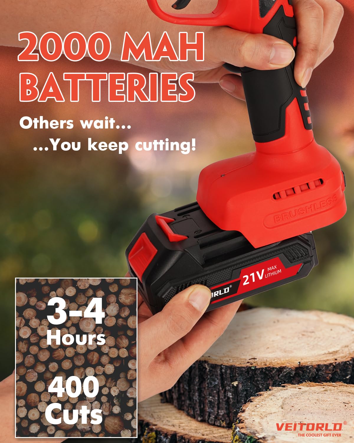 20V Electric Pruning Shears, Garden Shears, 30mm 1.2'' Cutting Diameter Portable Cordless Branch Cutter Tree Trimmer with LCD Display&Replaceable Blade, Gifts for Men Dad Him Husband Christmas