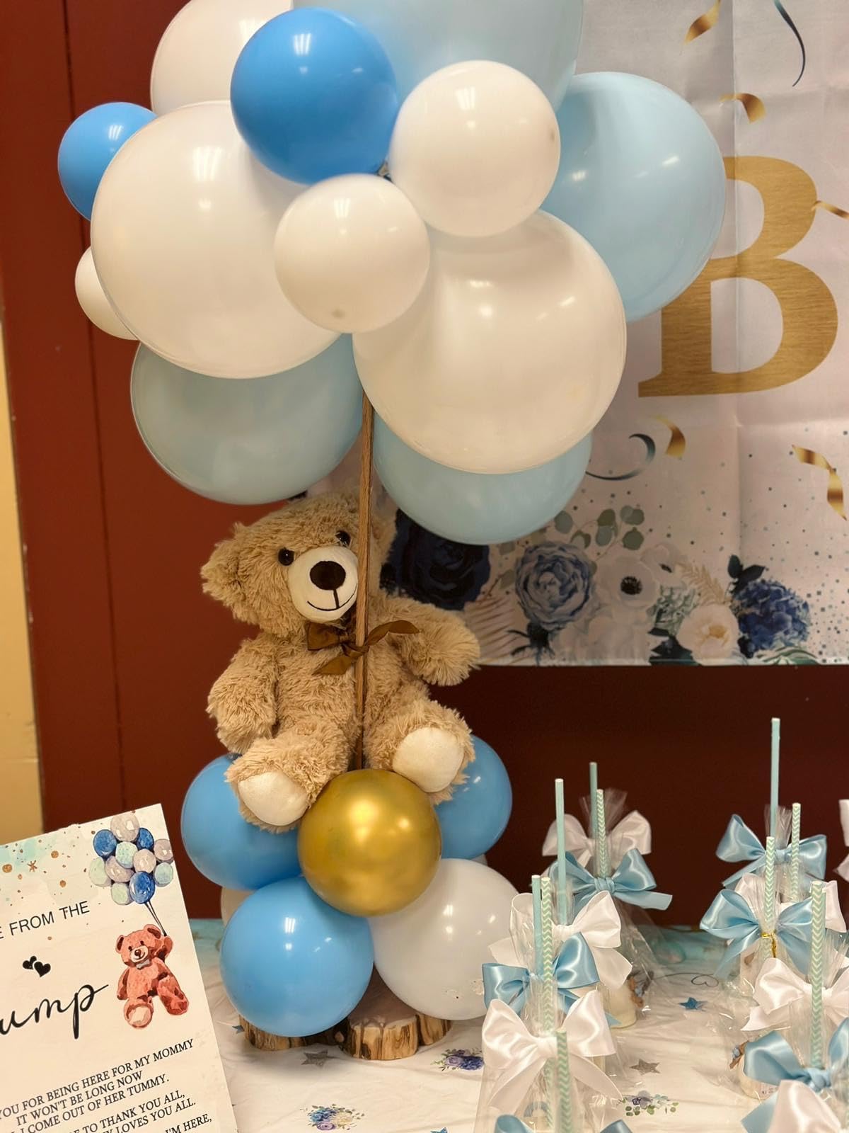 Quaakssi Teddy Bears Bulk 5 Packs 13.5 Inches Small Stuffed Bears Pack for Christmas Valentines Baby Shower Party Decorations Centerpieces Favors Light Brown