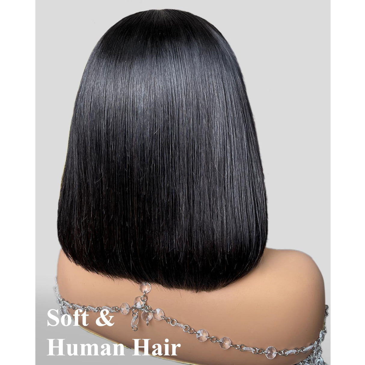 Arabella Hair 12inch 6x6 Bob Wig Human Hair Real 210% Density Ready to Go Glueless Wig 12a Straight Bob Wigs Human Hair Pre Cut Lace Pre Bleached Tiny Knots (12inch, 6x6 Glueless Bob)