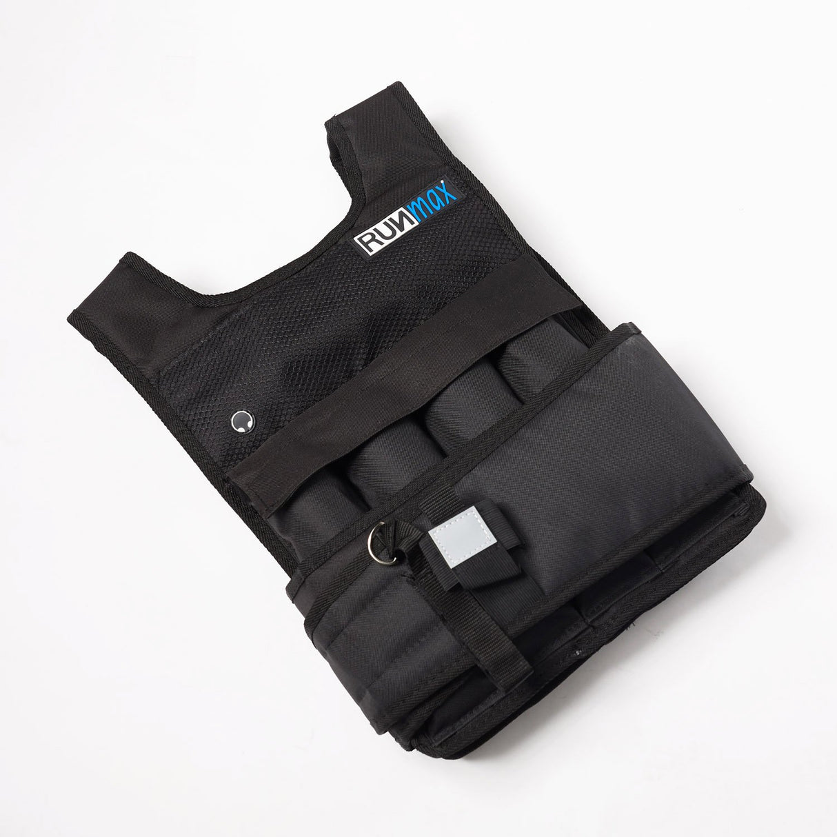 RUNmax Run Fast 12lb-140lb Weighted Vest (with Shoulder Pads, 20lb)