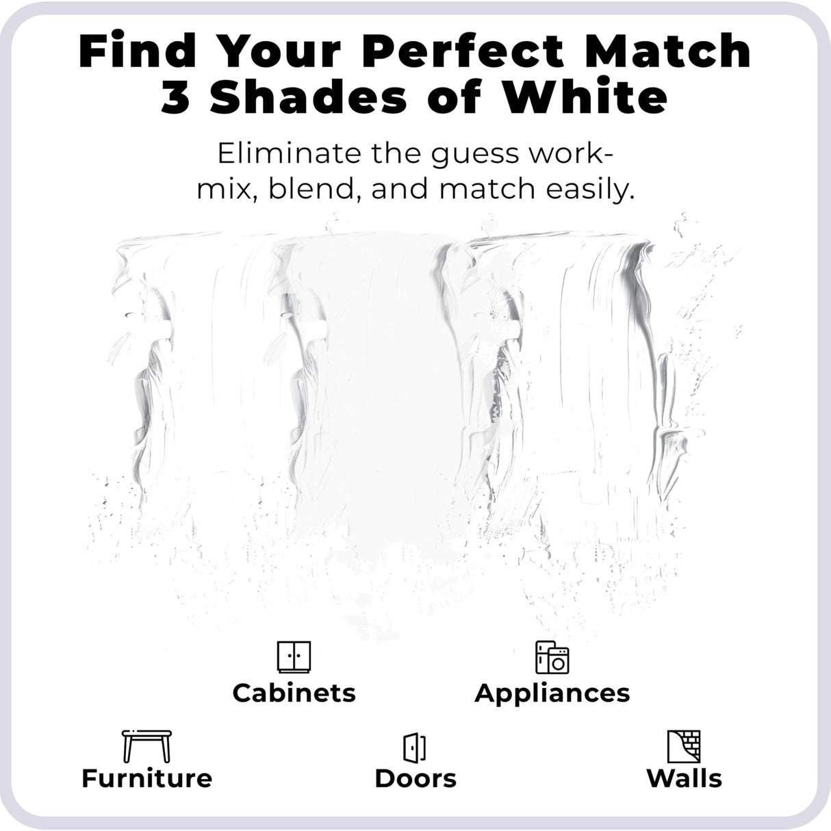 spot. Touch-Up Paint | Matte Finish for Cabinets, Walls, Doors & Furniture | Multi-Tone White Repair Kit | Quick-Dry, Self-Priming, Low-Odor, Eco-Friendly | No-Sanding or Primer Needed | 3 Pack