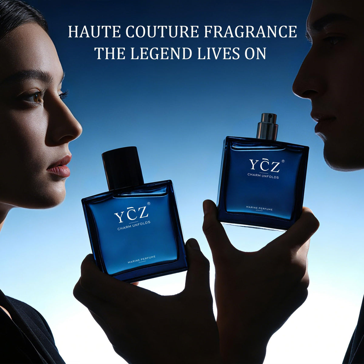 Ycz Midnight Marine Eau de Parfum for Men, 1.7 Fl Oz