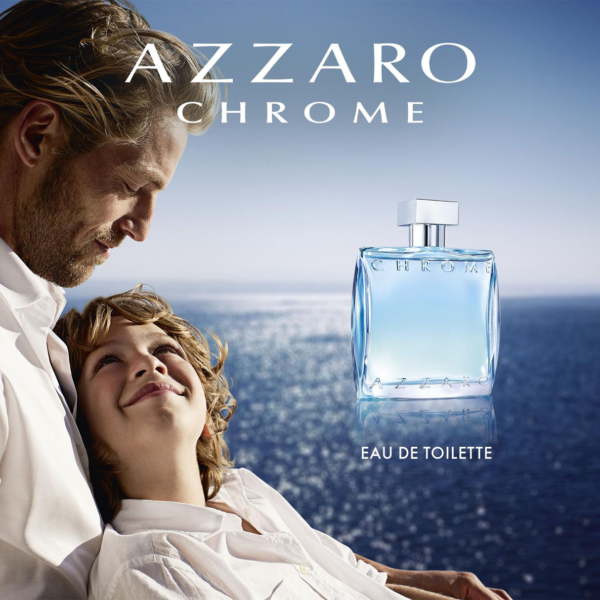 Azzaro Chrome Eau de Toilette - Citrus, Woody, Musky Men's Cologne