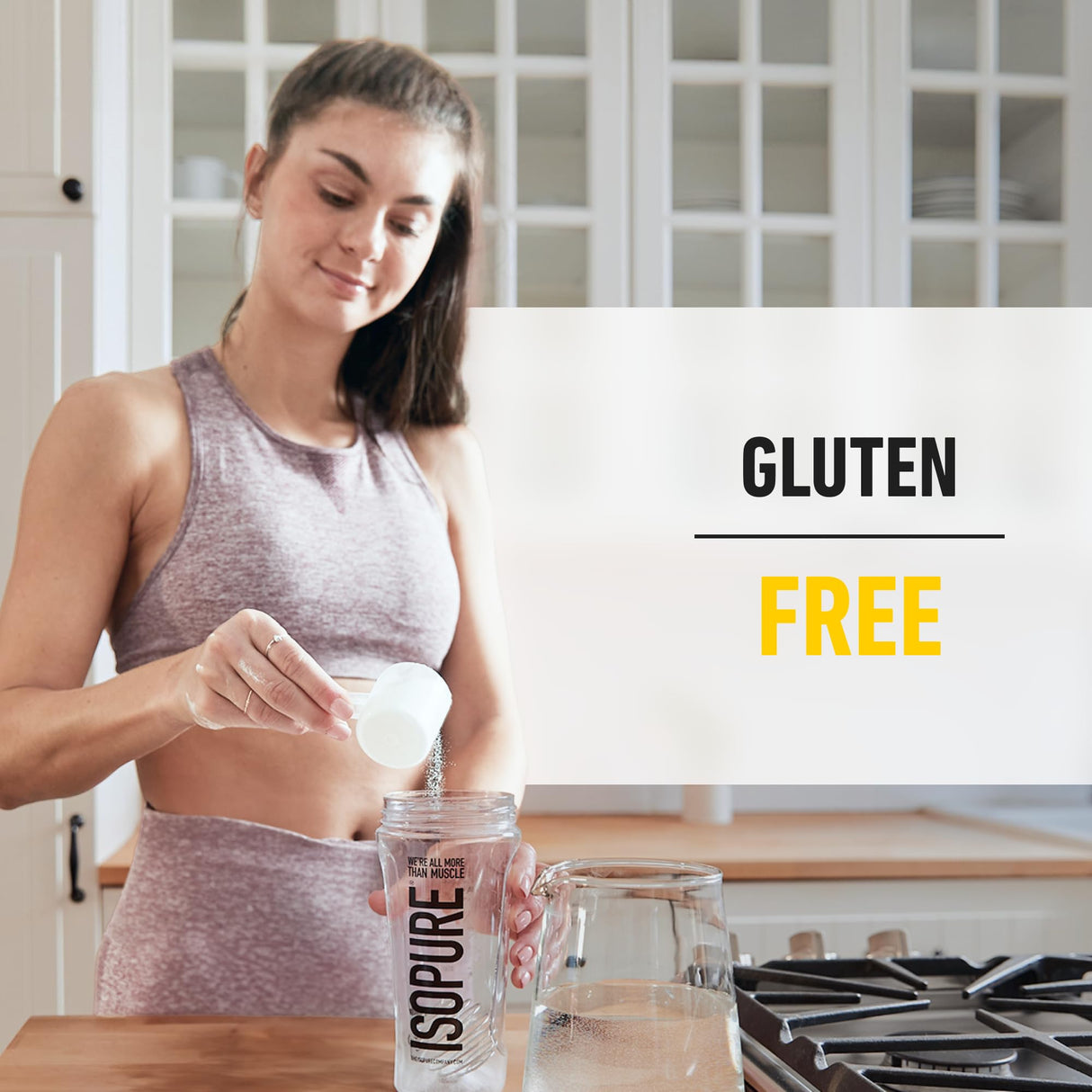 Isopure Zero Carb 100% Pure Whey Isolate Protein Powder, Lactose Free, Gluten Free, With Vitamins, Banana Cream, 25g Protein Per Serving, 3 Lbs, 44 Servings (Packaging May Vary)