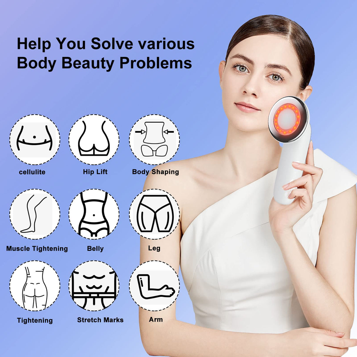 CXGRISE Body Shaping Machine Belly Arm Cellulite Stretch Mark Massager Tightening Device for Leg Ideal Gift for Mom…