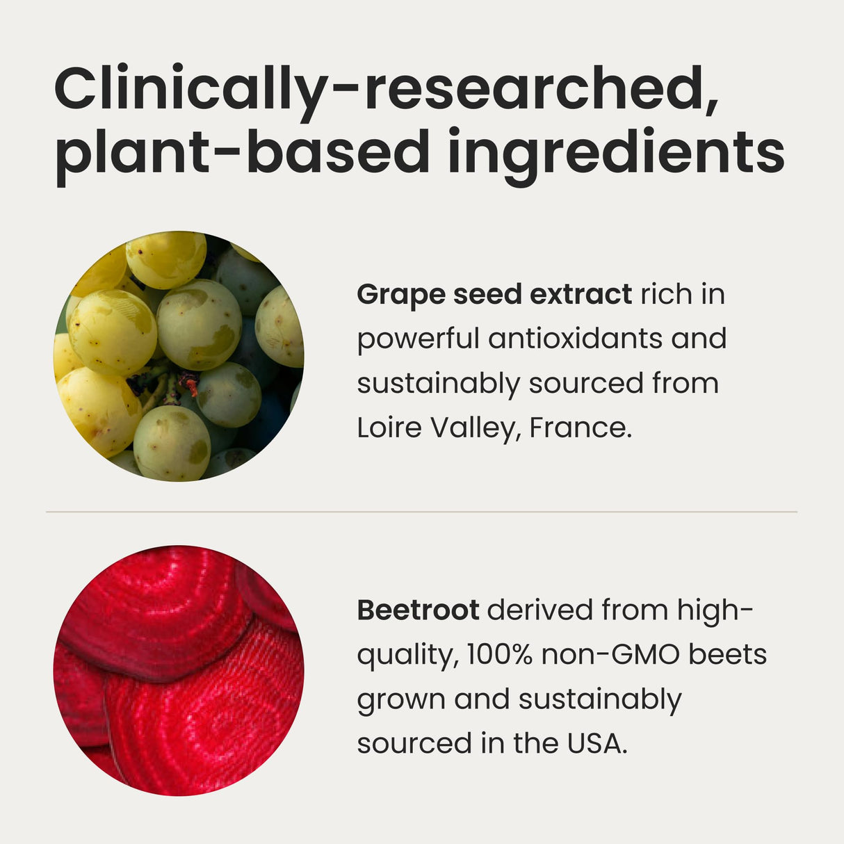 humanN SuperBeets Heart Chews Advanced - 3-in-1 Formula with Beetroot, Grape Seed Extract, & CoQ10, 60 Count