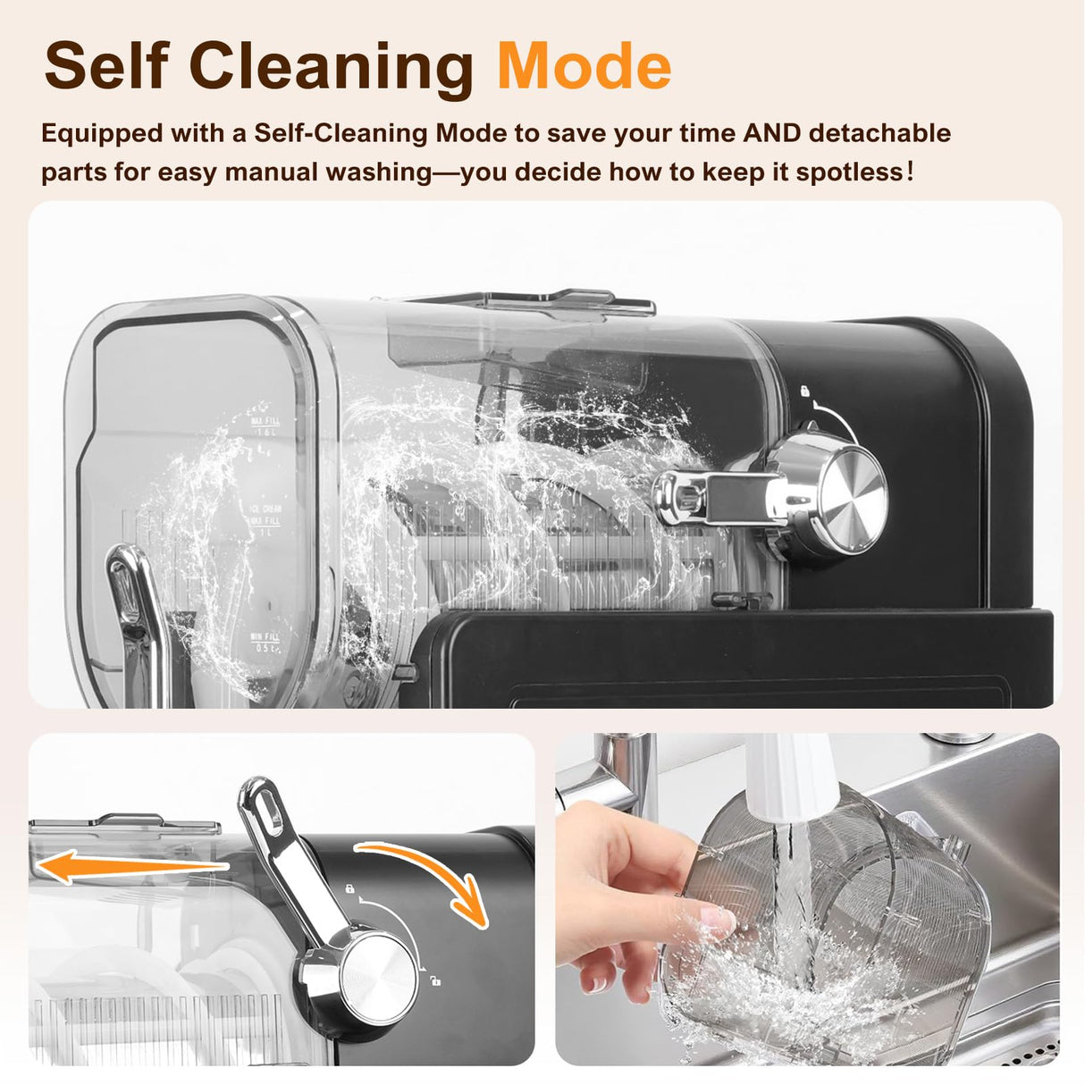 Danrelax Slushie Machine, 88 Oz Slushy for Home, LED Display, Auto-Clean, No Ice Needed, 6 Preset Programs, Frozen Drink Maker for Margaritas, Smoothies, Frappés, Milkshakes & Juices, Quiet Operation