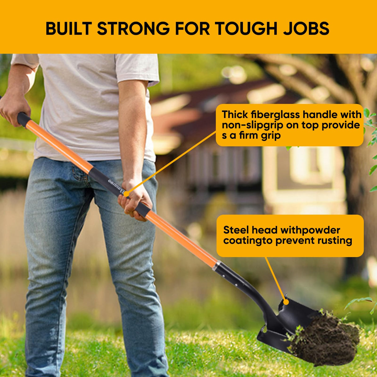 Heavy Duty Garden Shovel