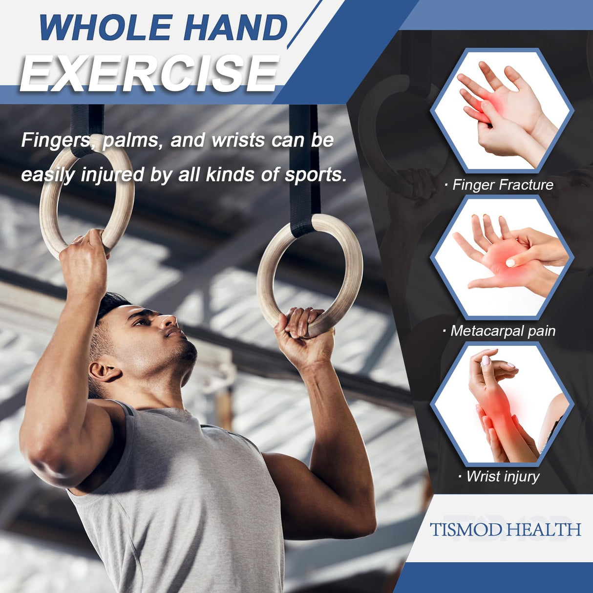 TISMOD Trigger Finger Splint: Support the Middle, Index, little or Ring Finger, Hand Splint Brace-Treating Hand Fractures, Arthritis, Mallet Finger or Metacarpal Fractures (Left Hand)