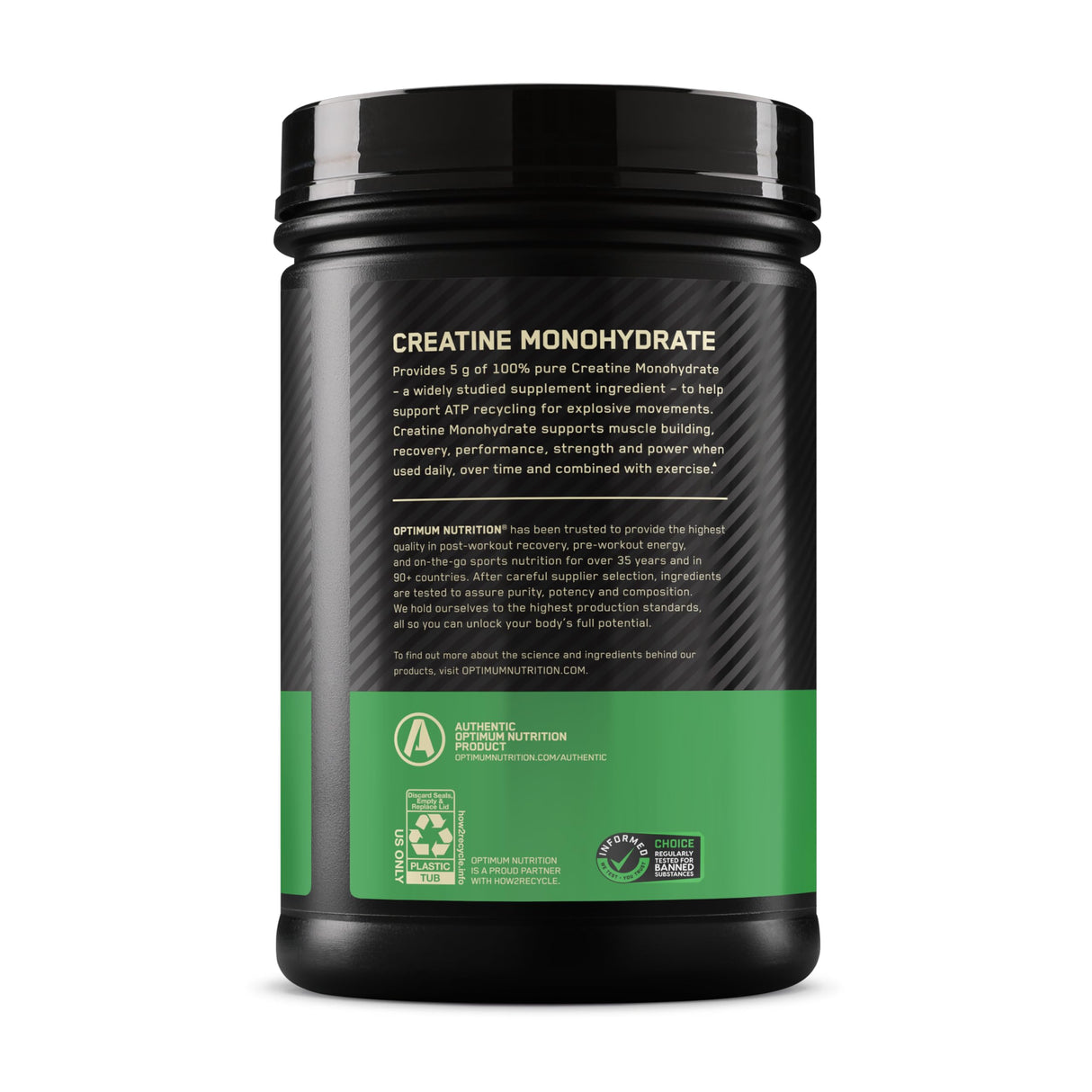 Optimum Nutrition Micronized Creatine Monohydrate Powder, Unflavored, 240 Servings, 1200 Grams (Packaging May Vary)