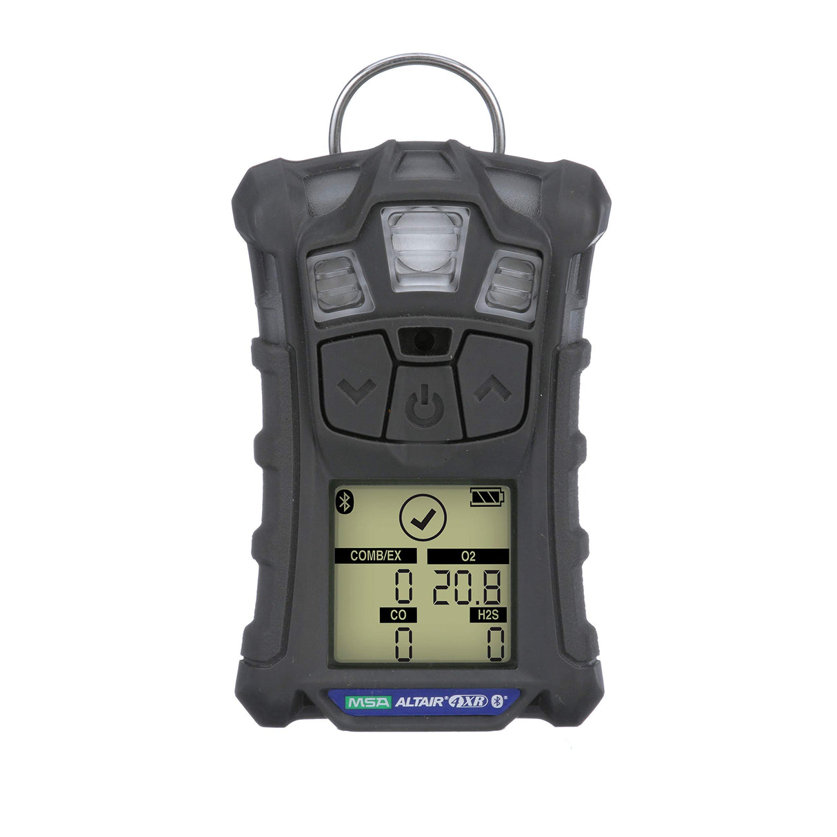 MSA 10178557 ALTAIR 4XR Multigas Detector - (O2, H2S, CO), Color: Charcoal, Battery Powered, Portable Gas Monitor, Durable, Handheld, UL/CSA Approval, 1 Count