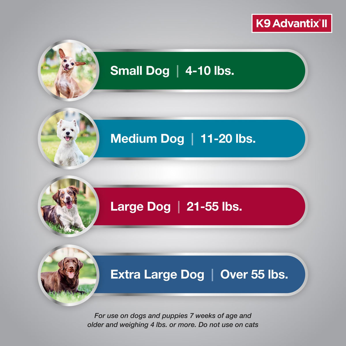K9 Advantix II XL Dog Vet-Recommended Flea, Tick & Mosquito Treatment & Prevention | Dogs Over 55 lbs. | 2-Mo Supply
