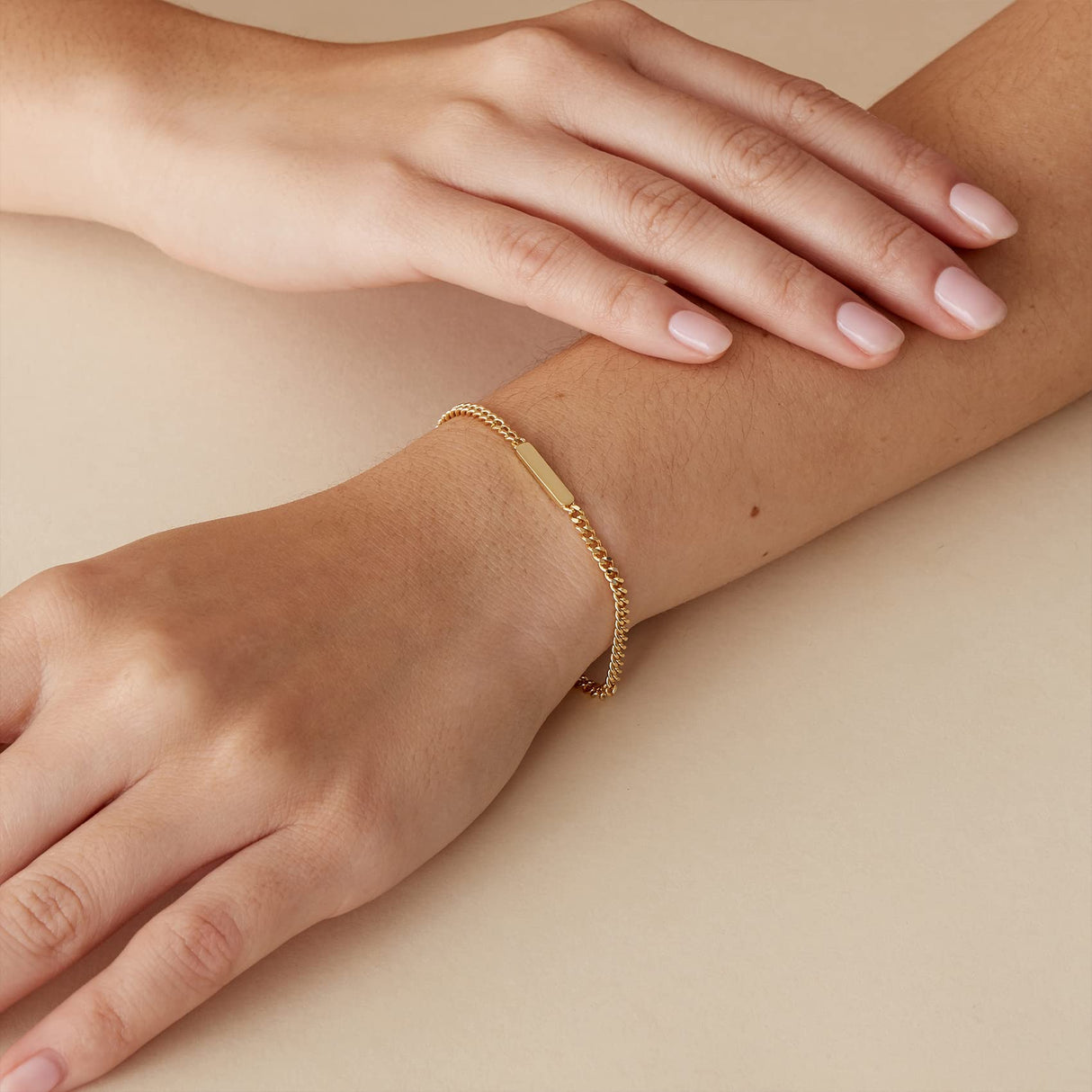 PAVOI Lightweight Bracelet for Women, 14K Gold Plated, Yellow Gold