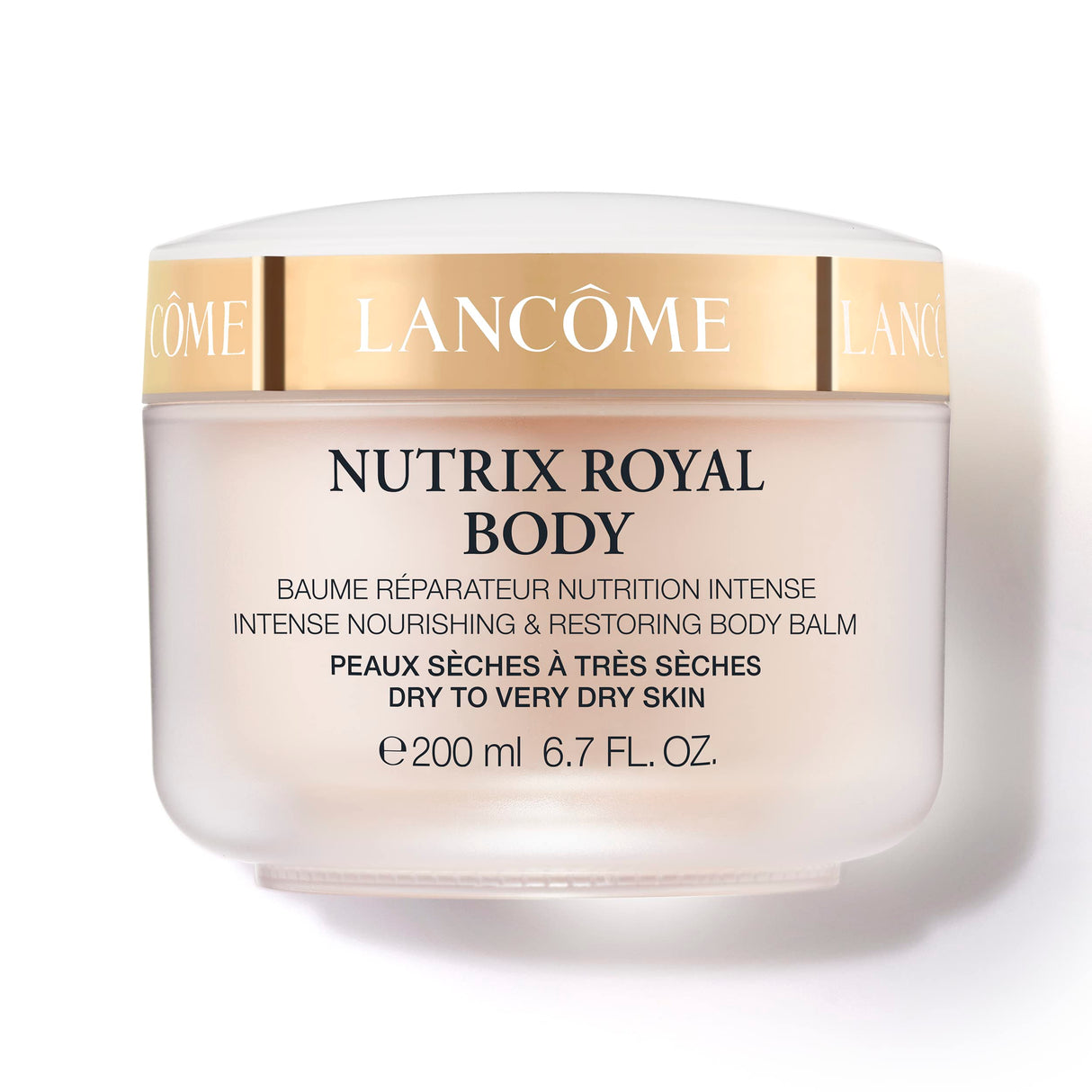 Lancôme Nutrix Royal Body Butter - Nourishes & Restores Dry Skin - With Royal Jelly, Shea Butter & Chestnut Peptides - 6.7 Fl Oz