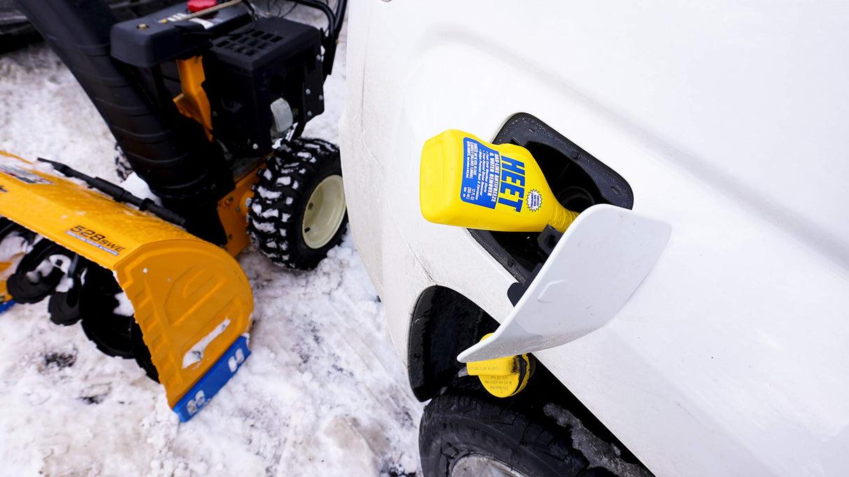 HEET Water Remover & Premium Gas Line Antifreeze, Removes Water from Fuel System, Prevents Gas-line Freezing, Winter Fuel Additive for Fast Cold Weather Starts, 12 fl. oz.
