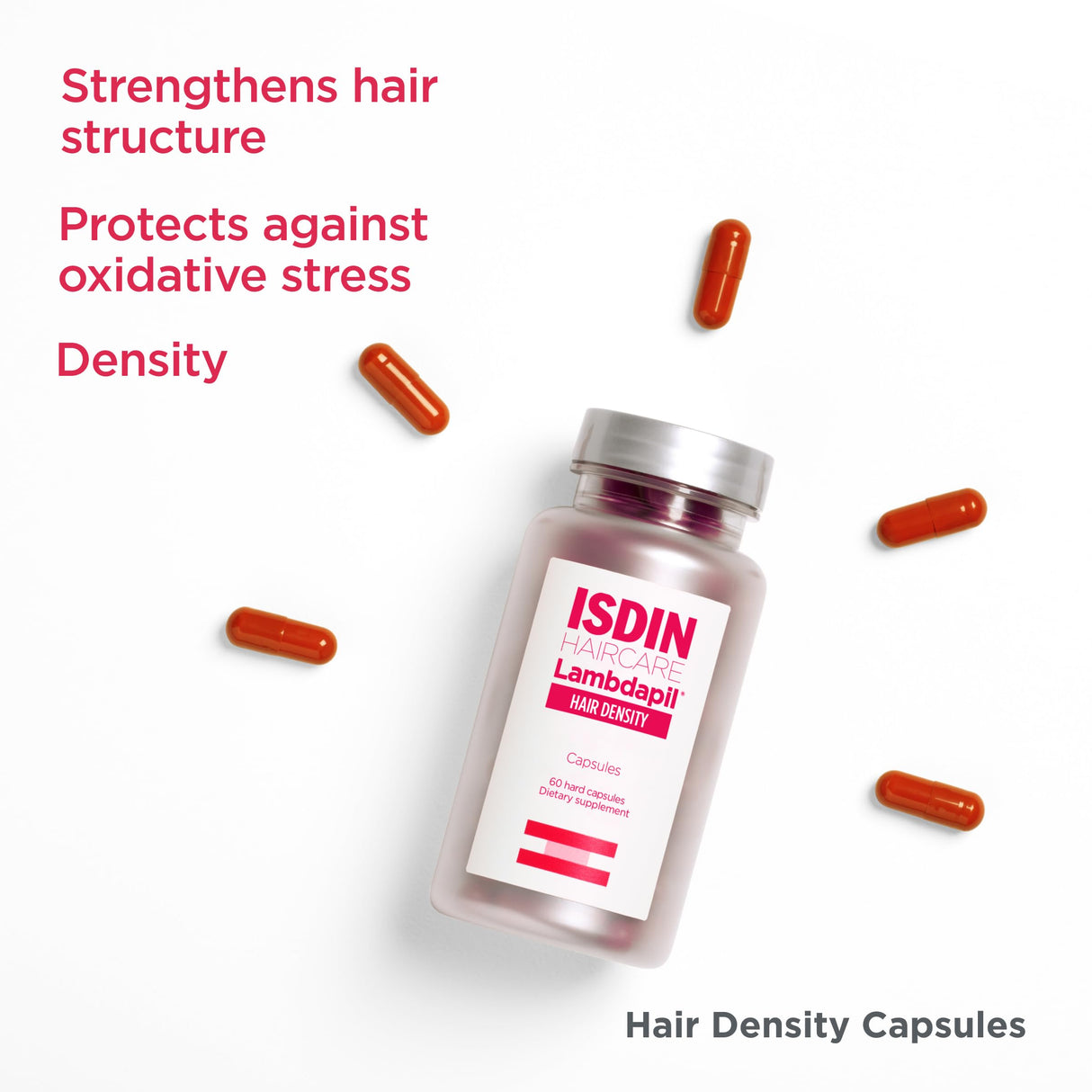 ISDIN Lambdapil Hair Loss Supplement for Stronger Healthier Hair 60 caps