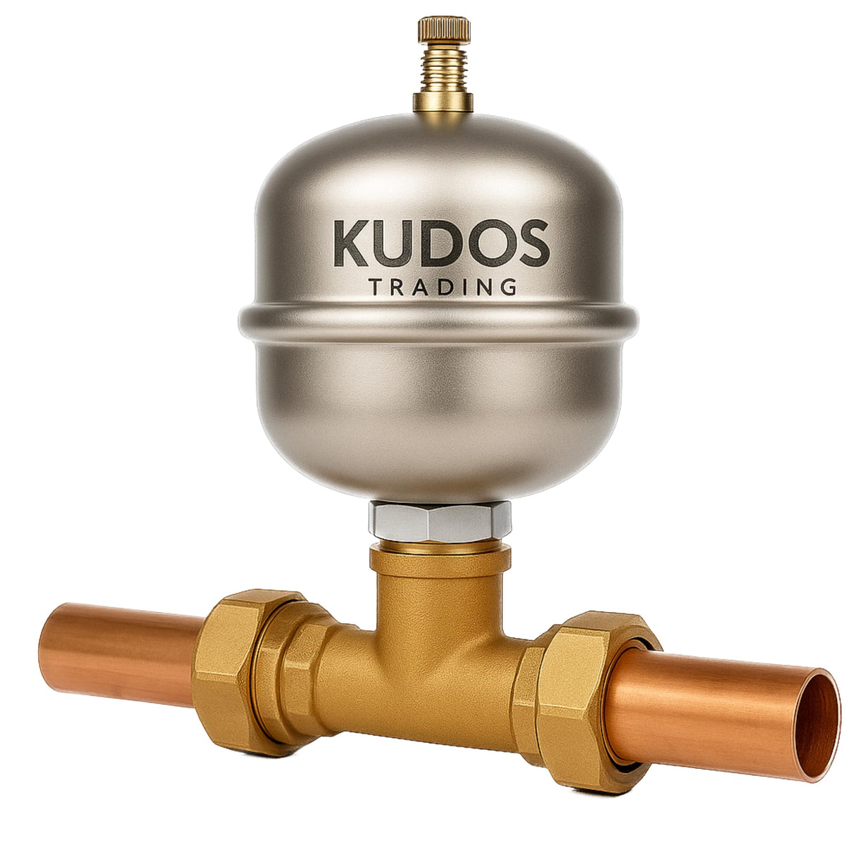 Kudos-Trading 15mm Shock Arrestor Water Hammer Arrestor for Washing Machines – Brass Compression Fit Valve, Noise Reducer, Protects Plumbing System, Easy Installation.