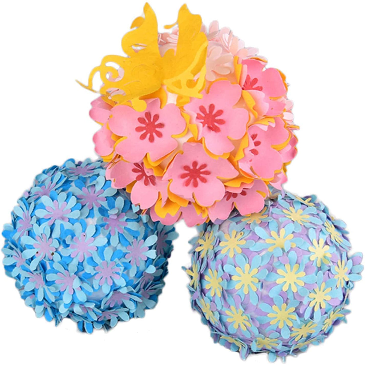 LOMIMOS 24pcs 4 Inch Foam Balls, White Craft Balls for Arts & Crafts DIY Cratfs School Projects Christmas Easter Home Party Decoration