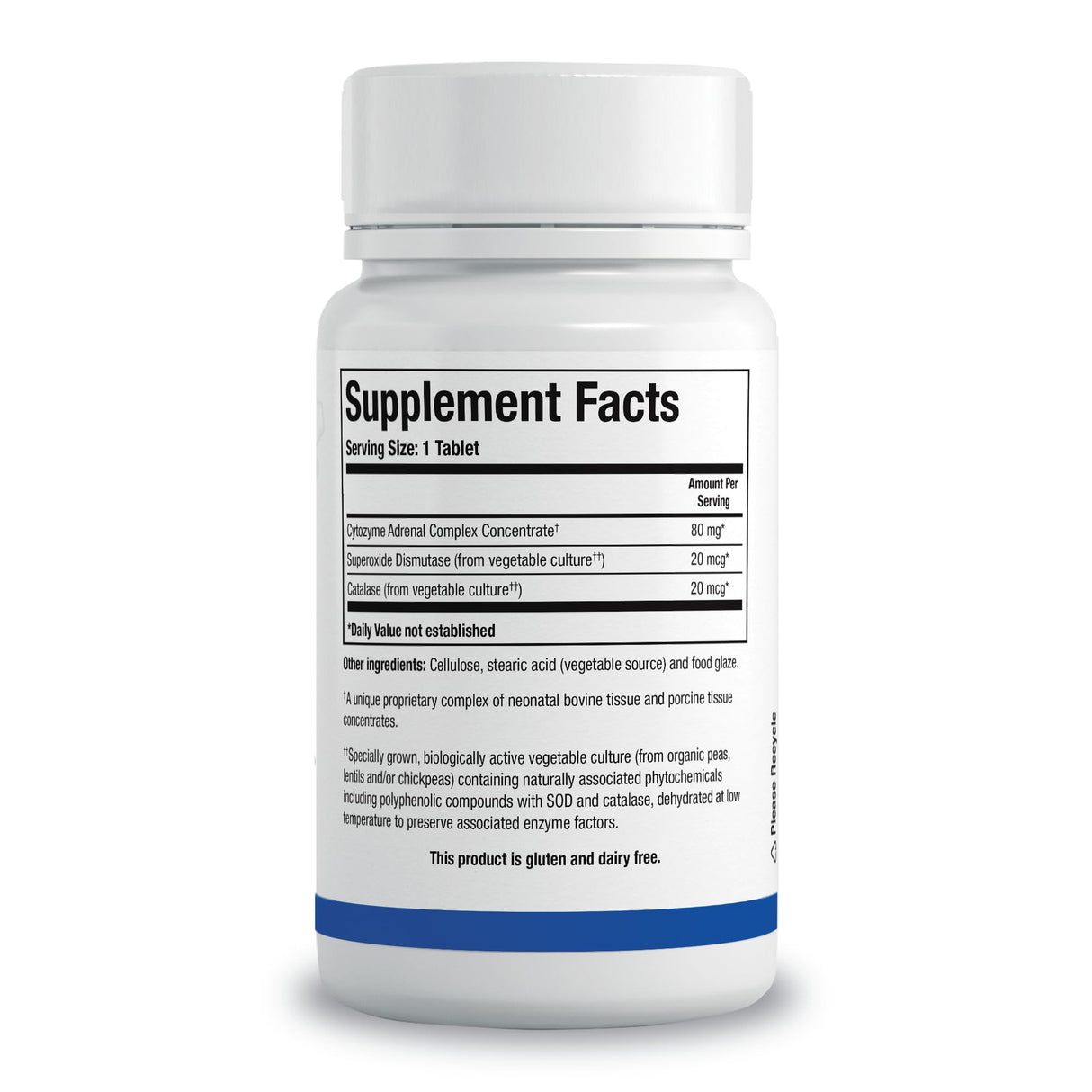 Biotics Cytozyme-AD 180 Tab Neonatal Adrenal Support Hormone Stress Balance