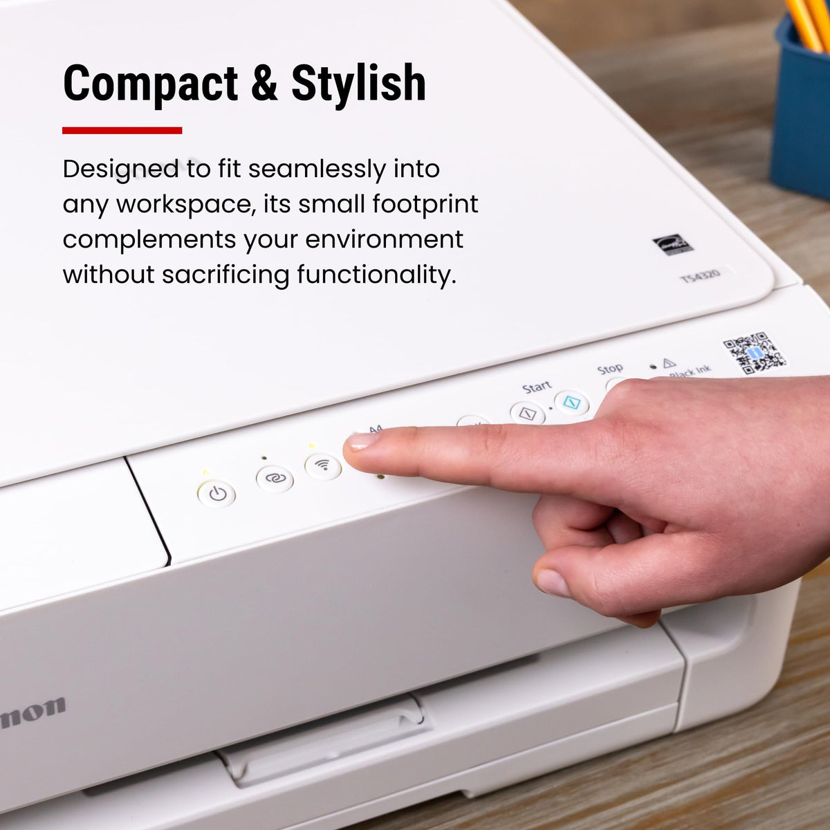 Canon PIXMA TS4320 – Wireless Color Inkjet Printer with Print, Copy, Scan