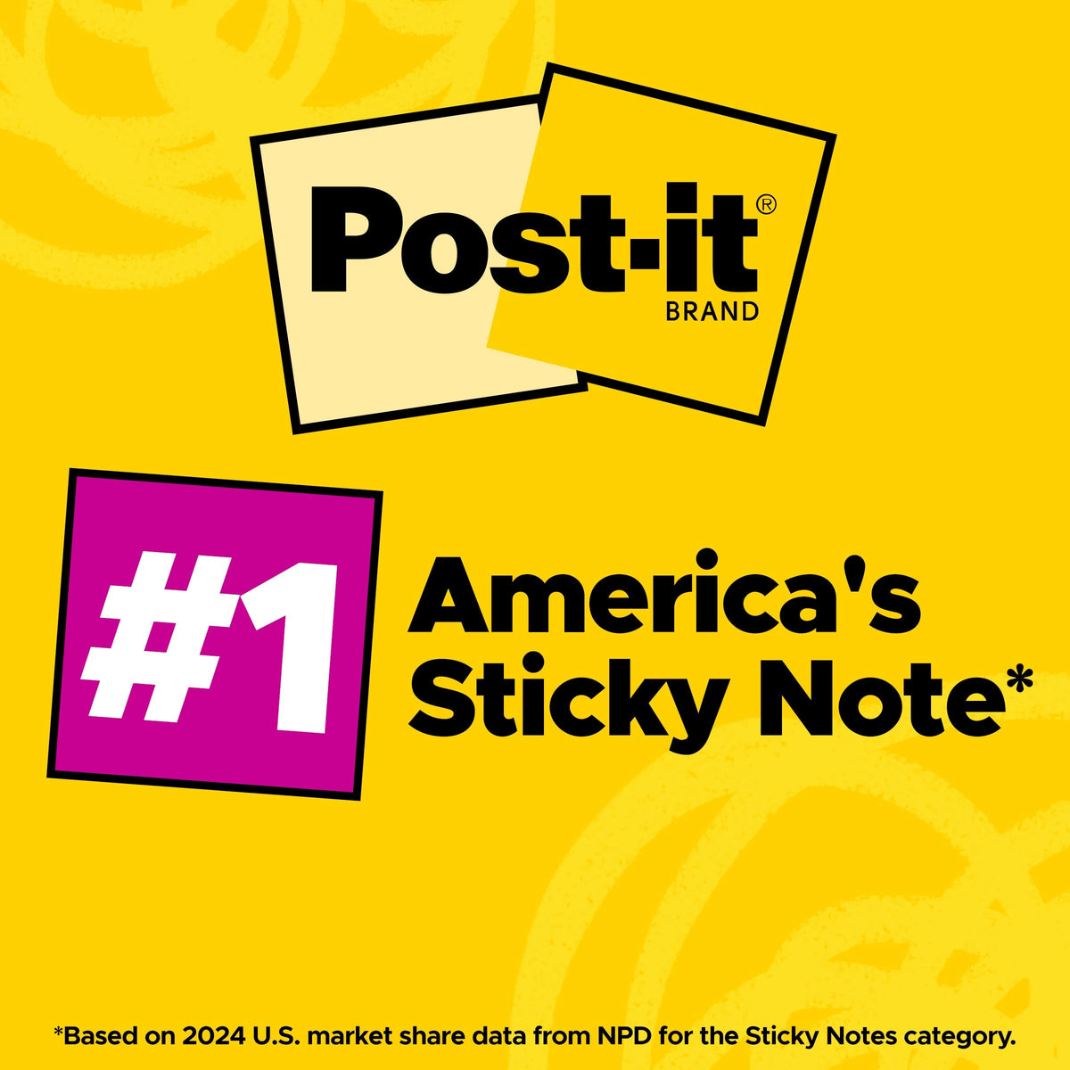 Post-it Super Sticky Notes, 3 x 3 in, Neon Fizz, 24 Pads, 70 Sheets/Pad