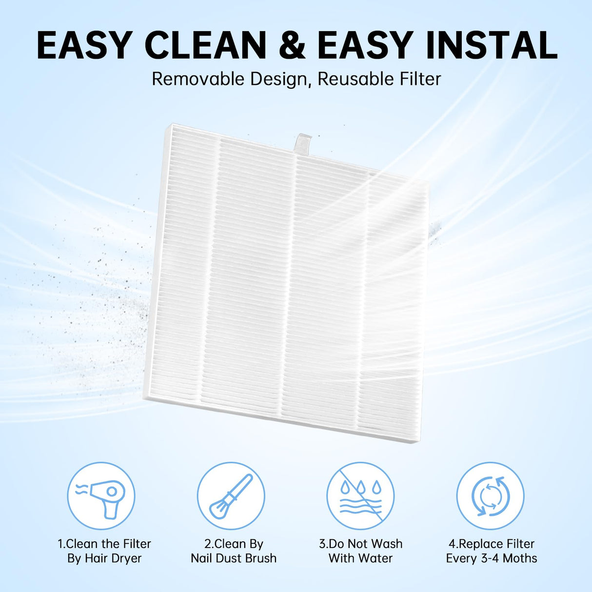 CHRISTINE SHELLY Nail Dust Collector, Powerful Vacuum Fan Vent Dust Collector Extractor Dust Suction Machine for Acrylic Nails Polishing, Nail Salon, White