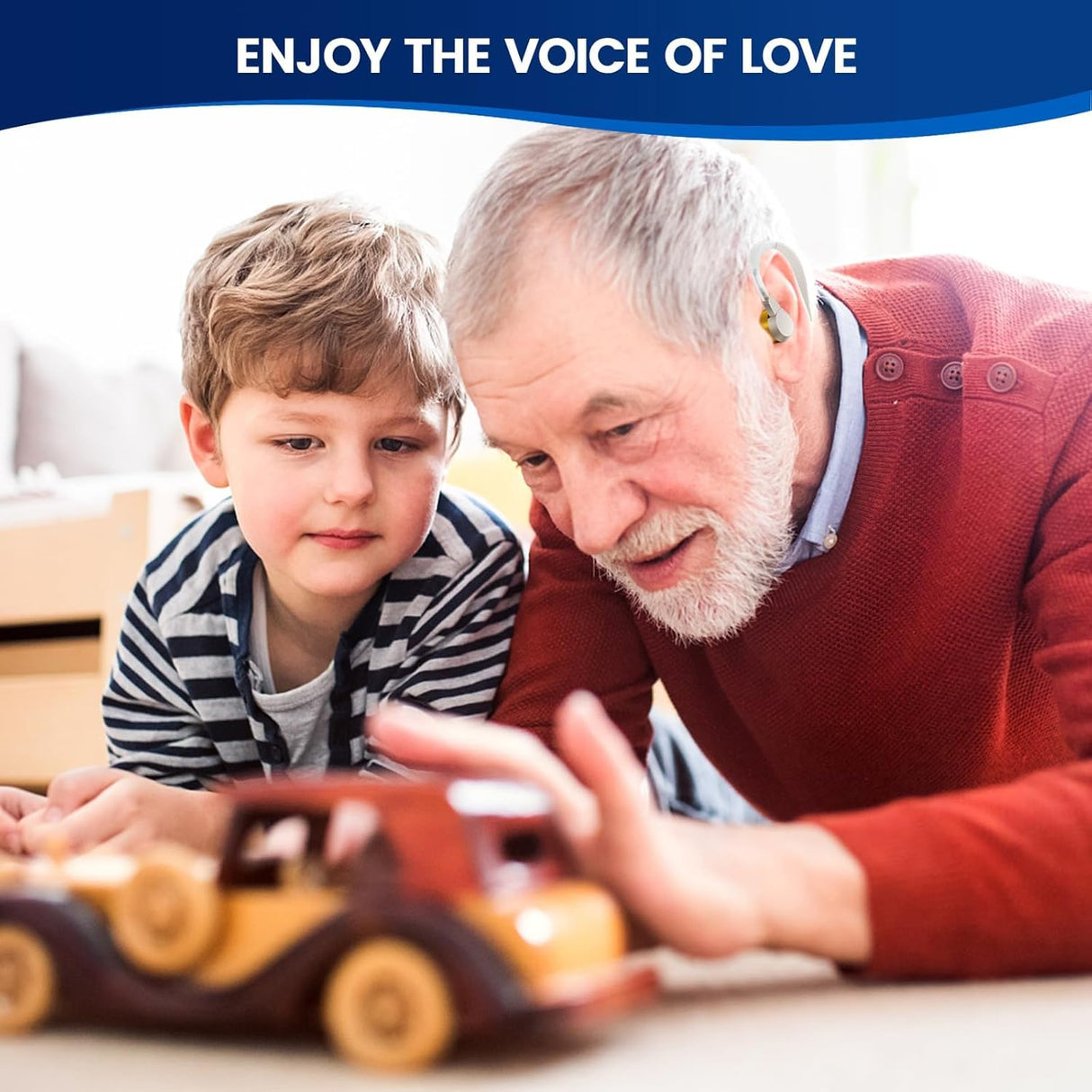 Hearing Amplifier, Hearing Aids for Seniors Use Rechargeable with Noise Cancelling, Digital Hearing Aids for Adults Mild to Moderate Hearing Loss - All Accessories Included