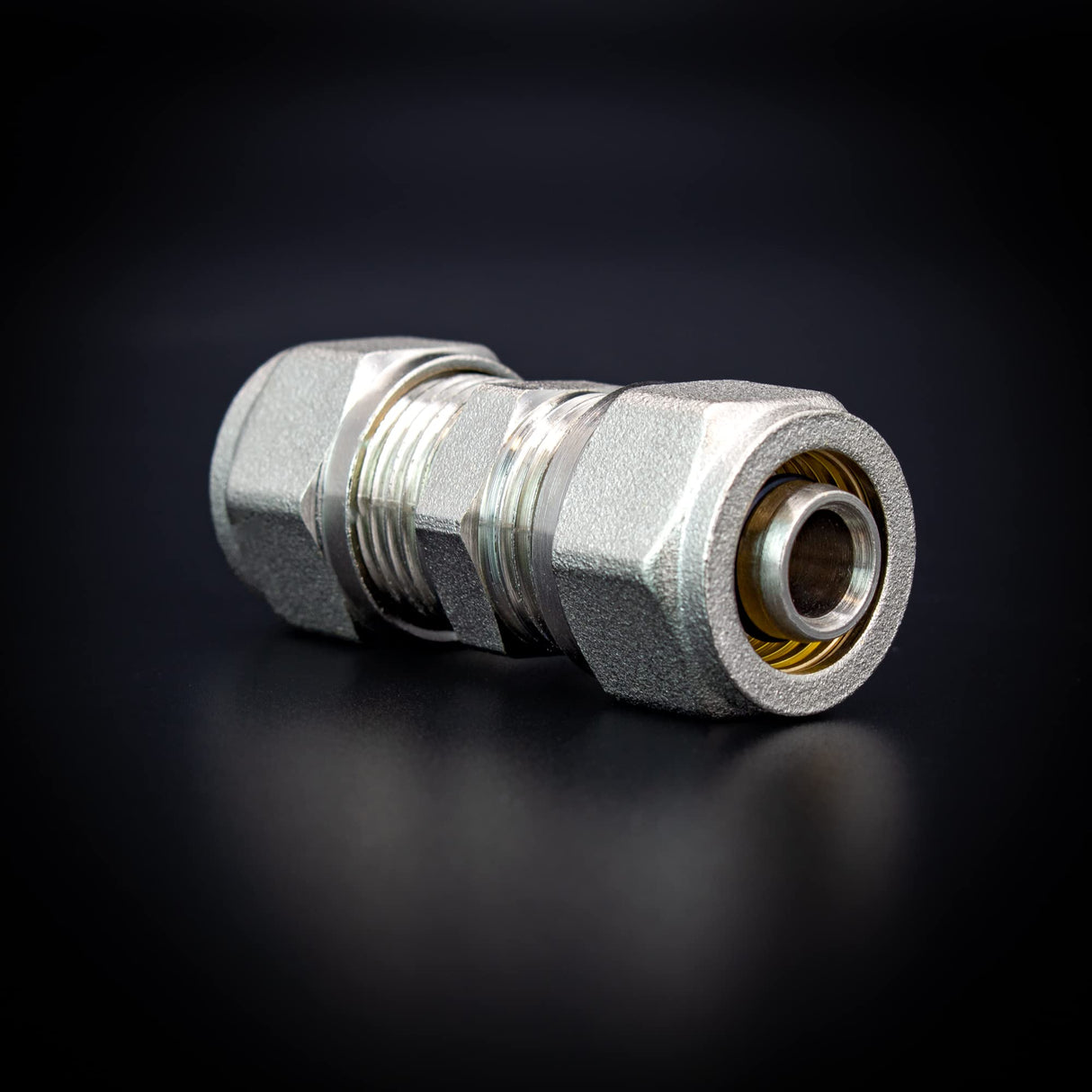 Kudos-Trading - Repair Coupling for Water Underfloor Heating Pipe 16mm Pipe Fixing Connector Repairing Pert-Al Pert and Pex 16mm x 2mm to 16mm x 2mm Quick Easy Compression Fix for Damaged Pipe.