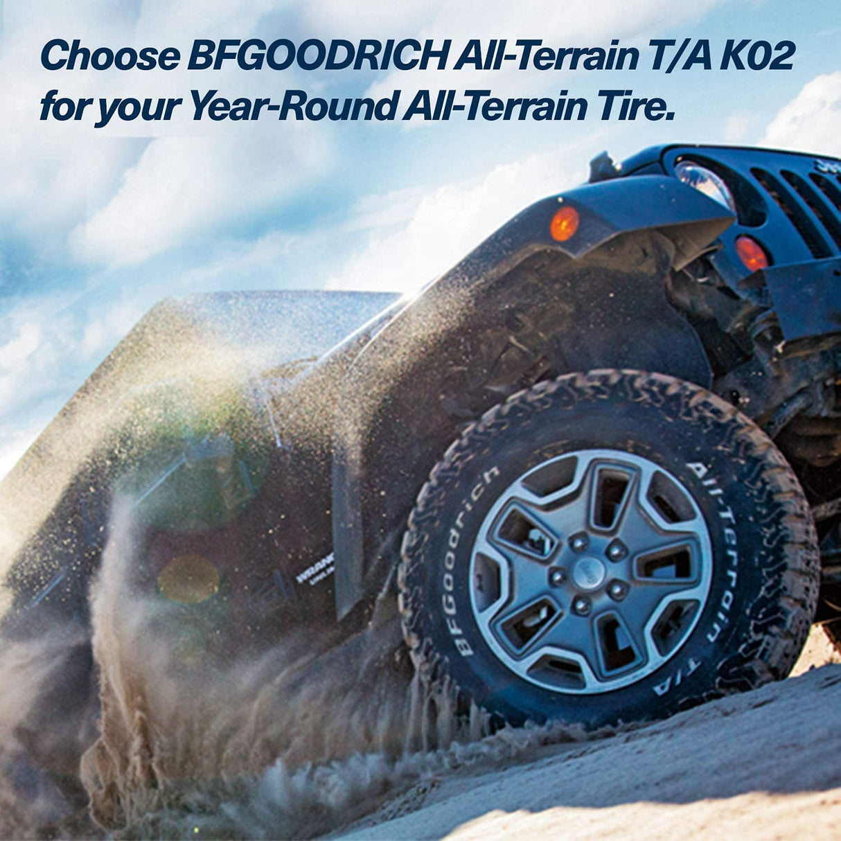 BFGoodrich All Terrain T/A KO2 Radial Car Tire for Light Trucks, SUVs, and Crossovers, 35x12.50R17/E 121R LRE
