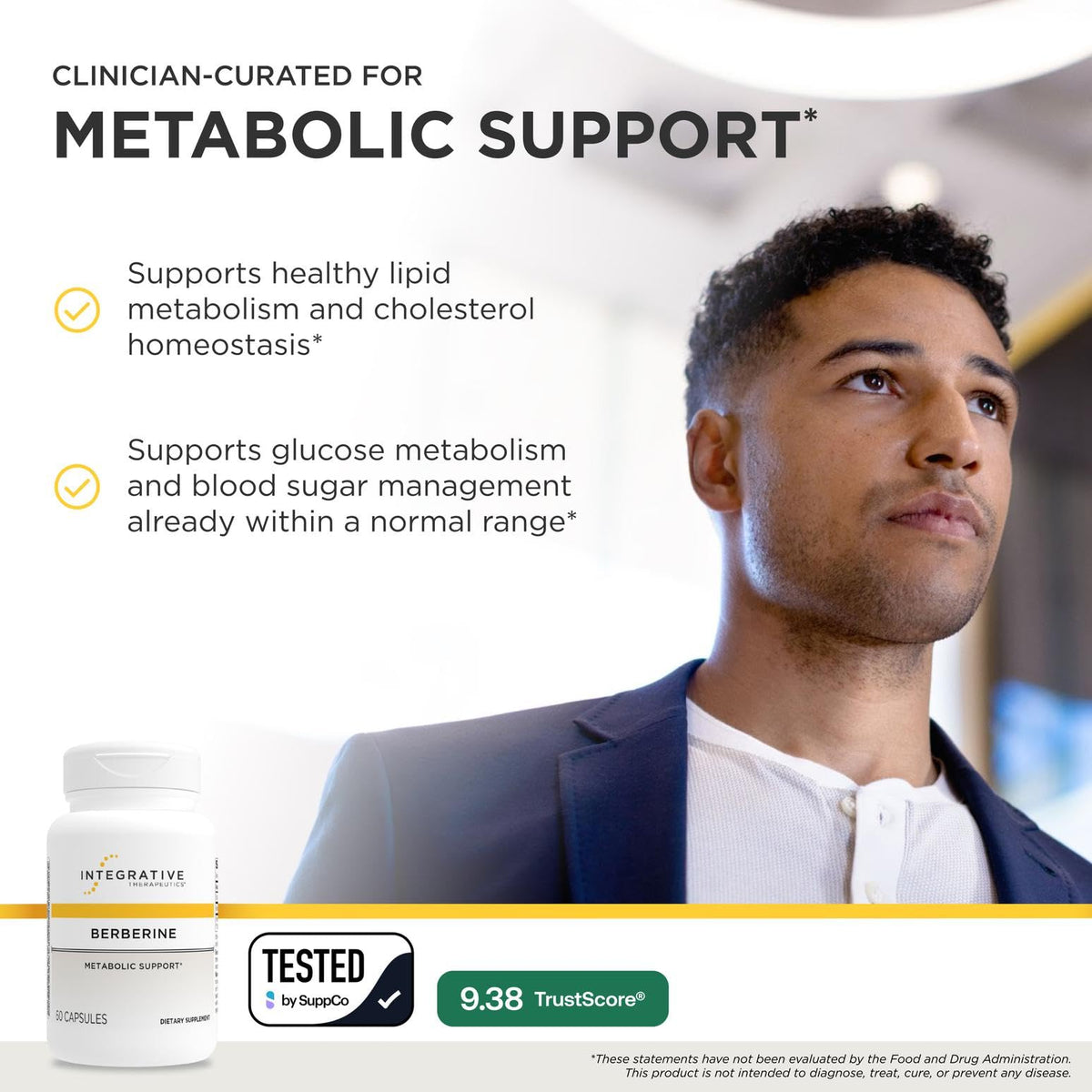 Integrative Therapeutics Berberine 1500mg Per Day, 60 Capsules