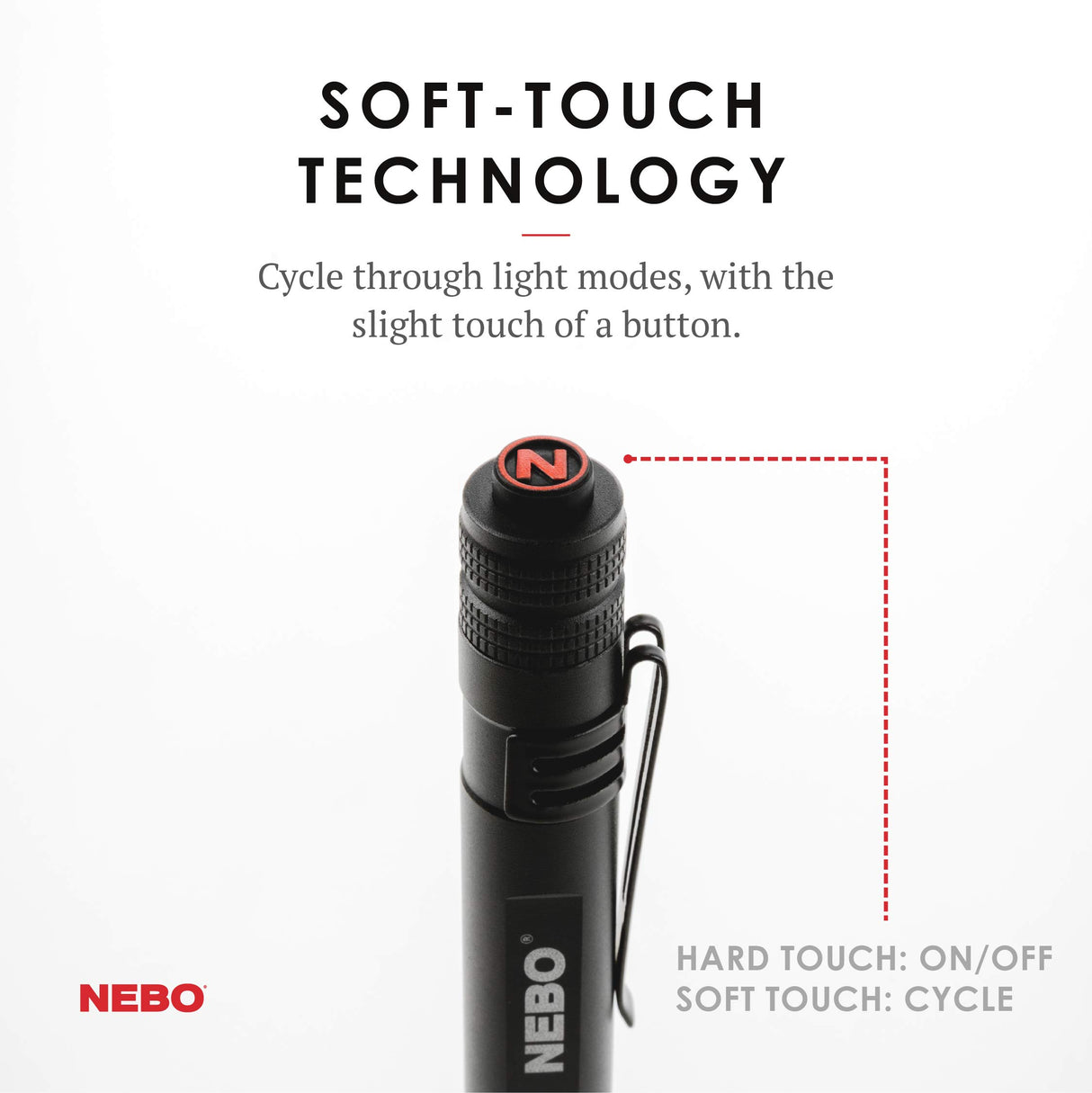 NEBO INSPECTOR RC Pen Light | 360 Lumens, 3 Light Modes, Rechargeable & AAA Battery Powered LED Flashlight, Waterproof, Compact & Durable, Pocket Clip for EDC, Includes USB Charging Cable