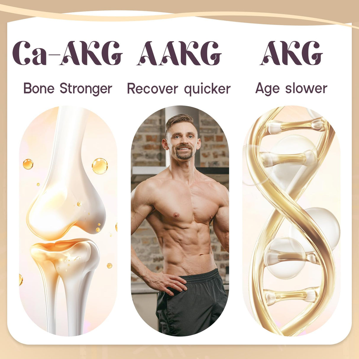 11-in-1 AKG Supplement – Calcium AKG, AAKG, OKG, GKG – Supports Mitochondria, Cellular Energy, Longevity & Age Defense – High Absorption – 30 Servings