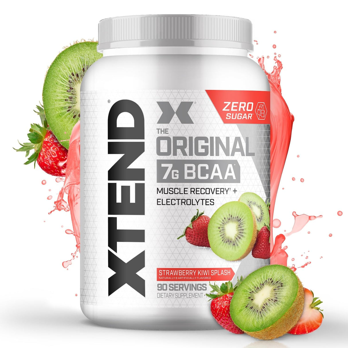 Xtend XTEND Original BCAA Powder 7g BCAA and 2.5g L-Glutamine, Sugar Free Post Workout Muscle Recovery Drink with Amino Acids for Men & Women, 90 Servings