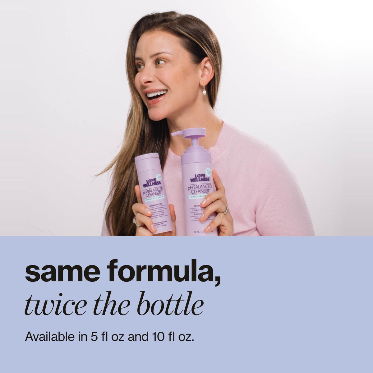 Love Wellness | pH Balanced Feminine Wash | Fragrance-Free | 10 Fl Oz