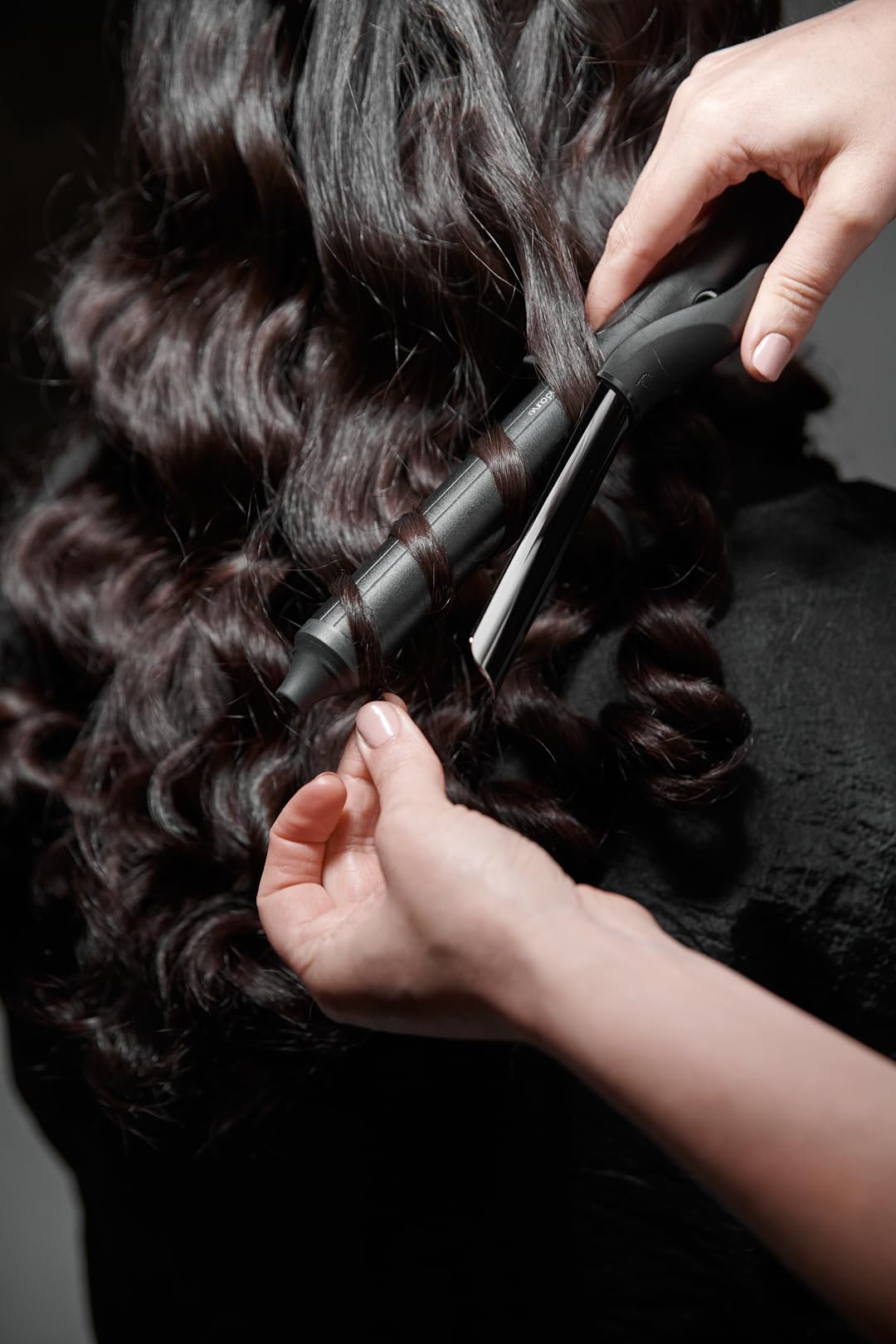 ghd Classic Curl Hair Curling Iron ― 1" Hair Curler, Professional Styling Tool with Safer-for-Hair Styling Tool Temperature, Easily Create Glamorous & Perfectly Defined Curls ― Black