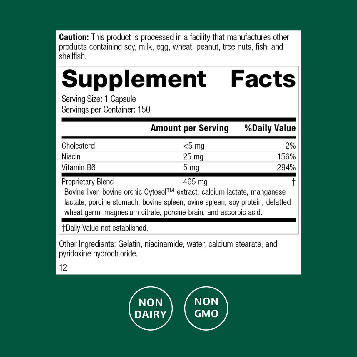 Standard Process - Orchex - 150 Capsules
