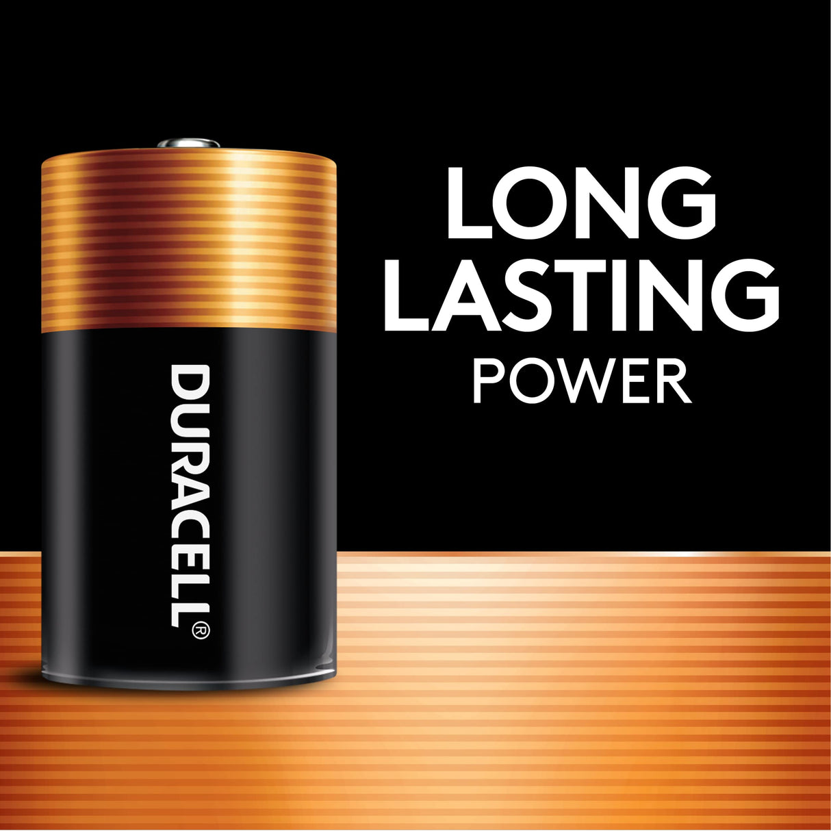 Duracell Coppertop D Batteries, 10 Count (1 Pack), D Battery with Long-lasting Power, All-Purpose Alkaline Battery for Household and Office Devices