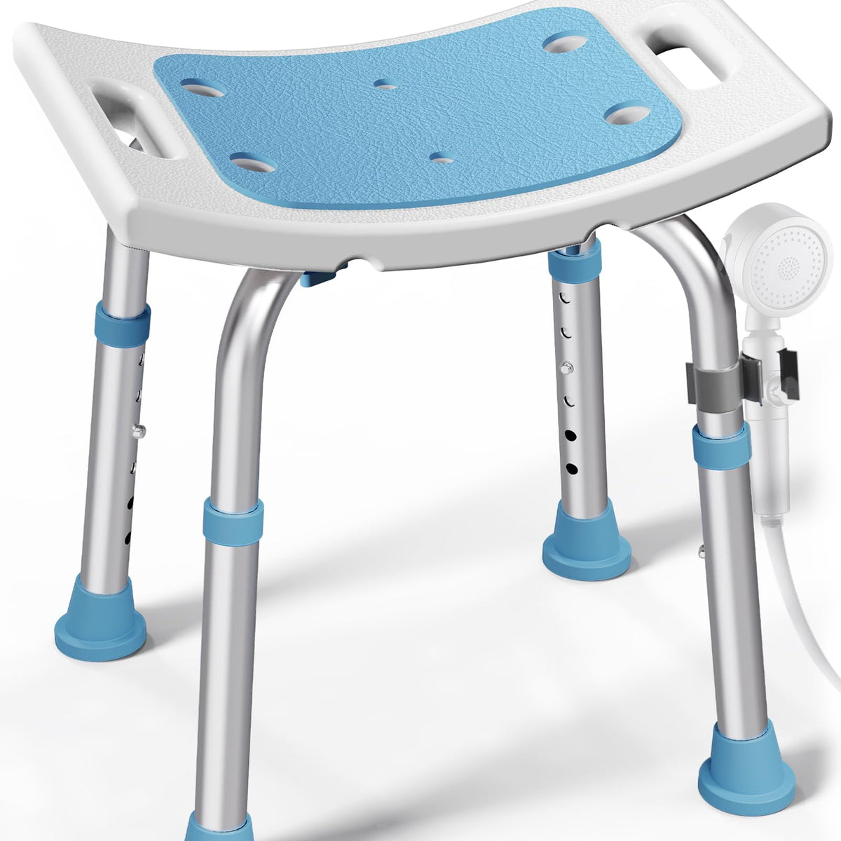 HOMLAND Shower Chair for Inside Shower, FSA/HSA Eligible 400 lbs Adjus ...