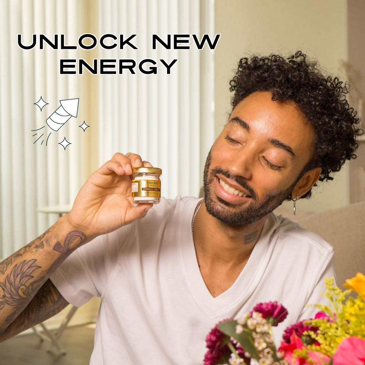 I Am Joy co. Pure Ormus White Gold Powder Monoatomic M-State 24k 99.99% | No Plastic, No Lye, No Dyes, No Fillers | 22 Grams