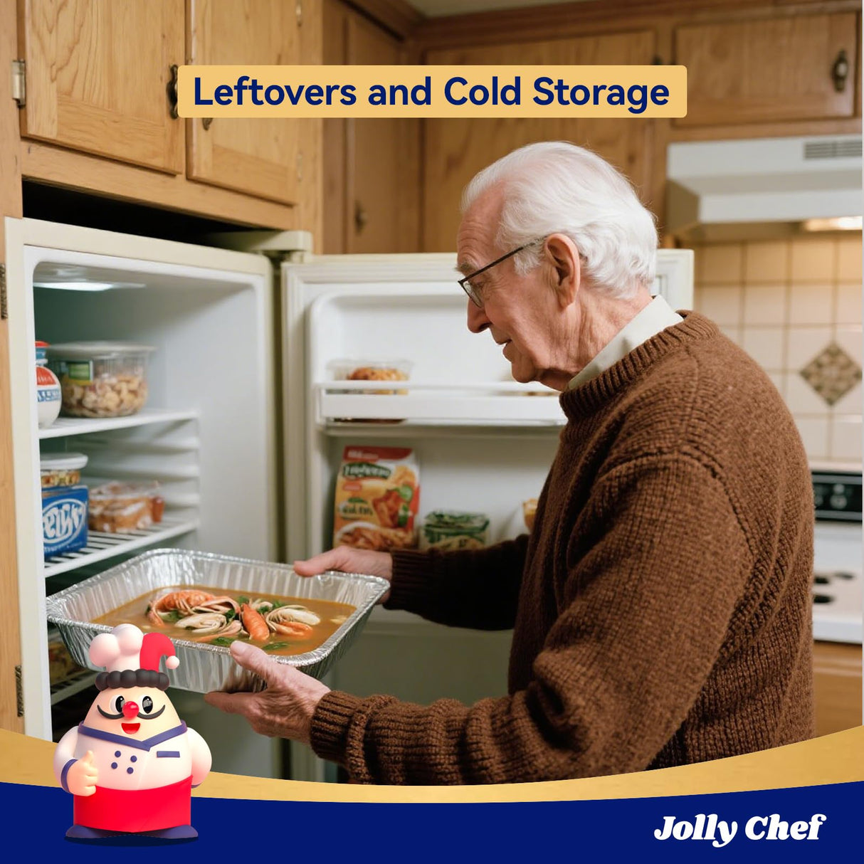 JOLLY CHEF 9x13 Aluminum Foil Pans (30 Pack) - Disposable Half Size Deep Steam Foil Pans for Roasting Turkey, Lasagna, Casseroles - Thanksgiving, Christmas, Parties, Catering