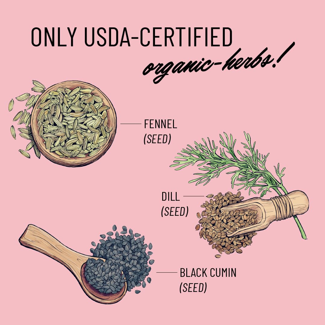 Legendairy Milk Pump Princess Lactation Supplement - Breastfeeding Supplements for Milk Supply Increase and Milkflow - Organic Black Cumin, Fennel and Dill Seeds, Fenugreek Free - 60 Capsules