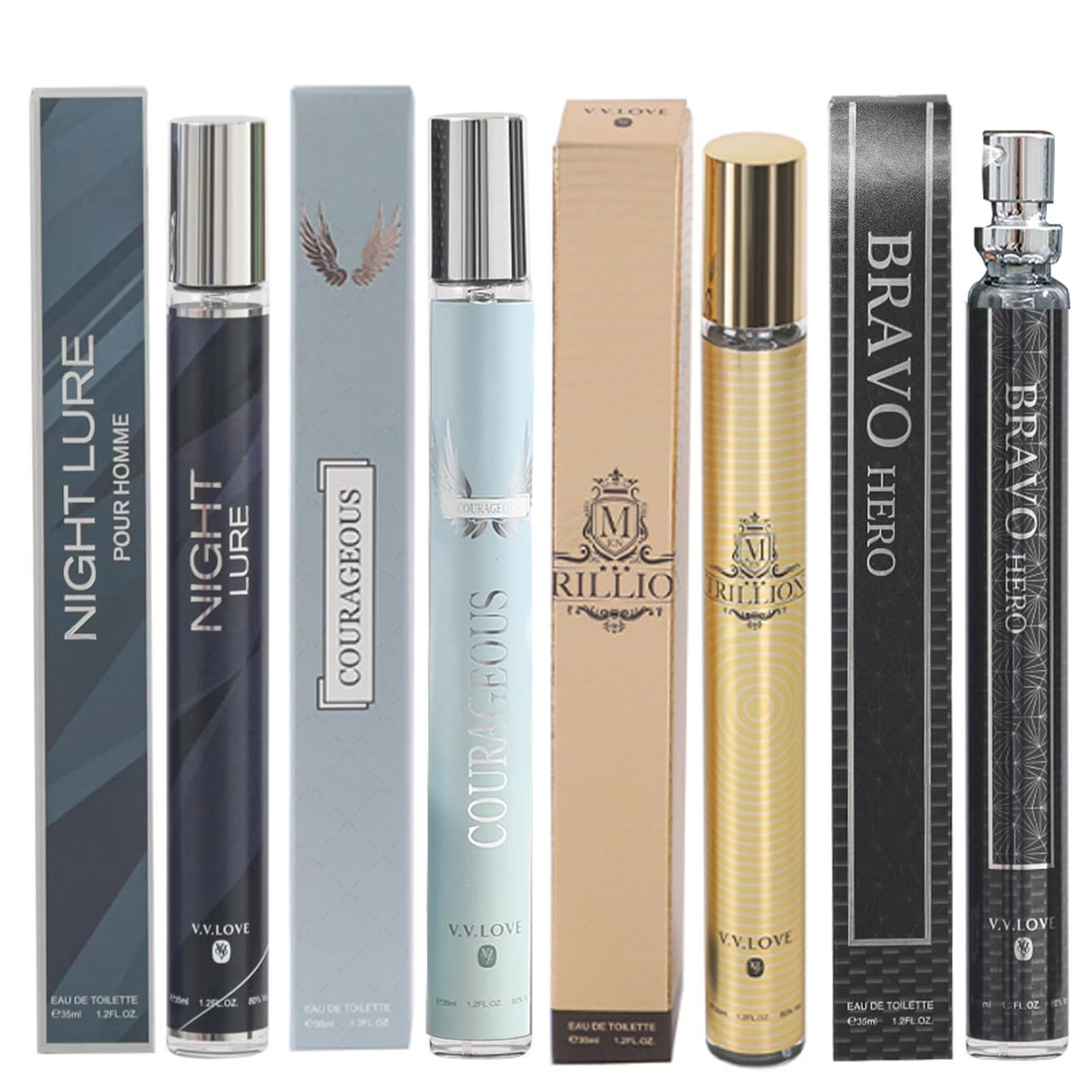 MZANK 4 Pack Cologne for Men(4x35ml),Perfume for Him,Gifts for Husband,Gifts for Him,Eau de Toilette,Stocking Stuffers for Men,Christmas Gifts,Travel Size Perfume,Natural Spray Long Lasting Gift