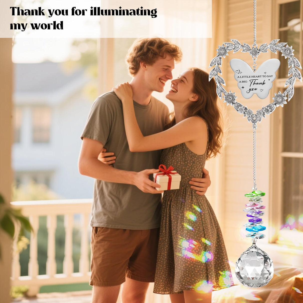 Appreciation Gift for Women Teacher, Thank You Suncatcher for Coworkers