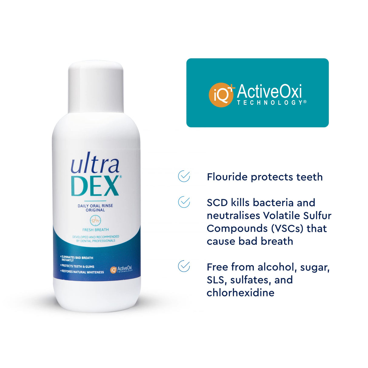 6 x UltraDex Daily Oral Rinse 250ml