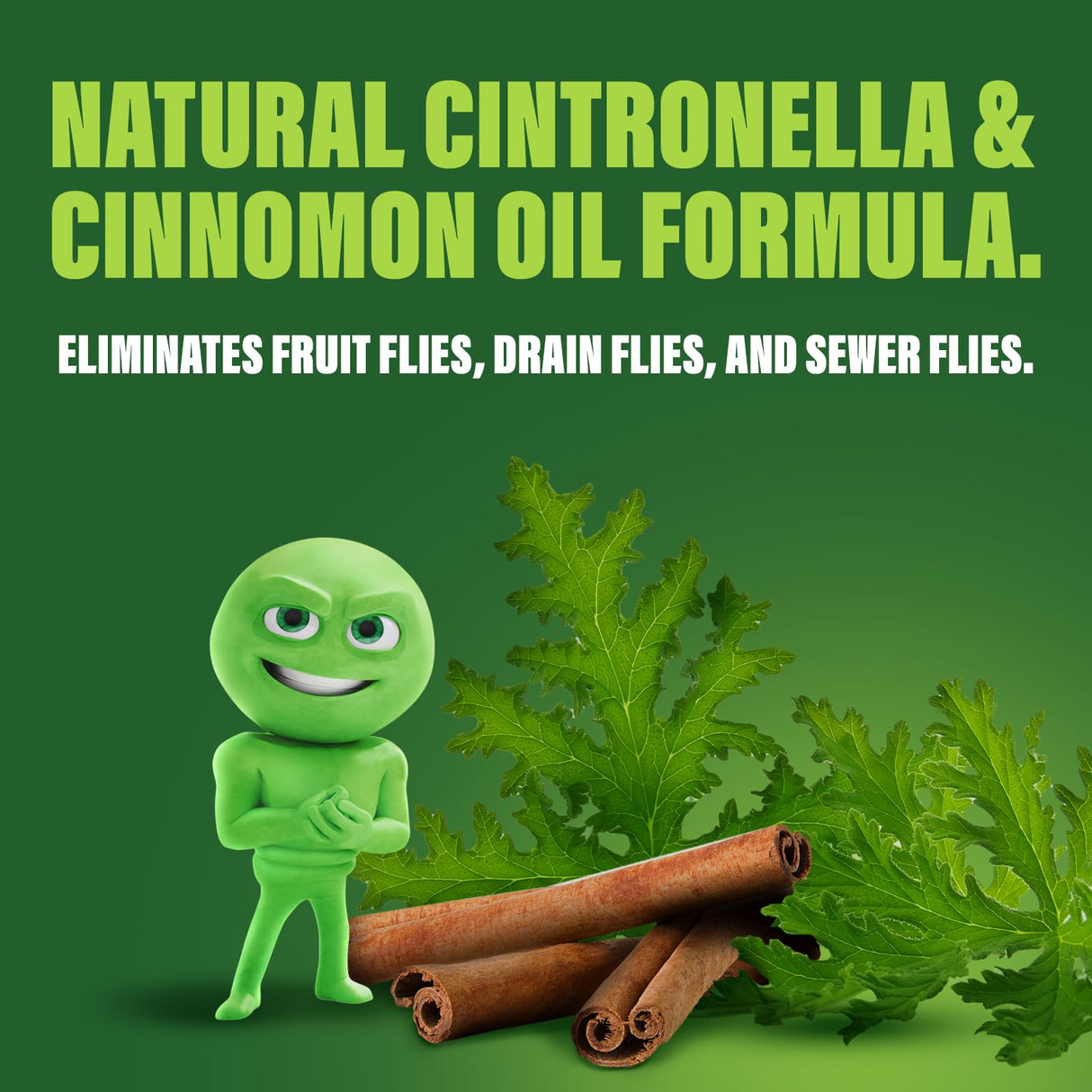 Green Gobbler Fruit Fly Goodbye Gel Drain Treatment | Killer Flies & Eliminator (1 Gallon)