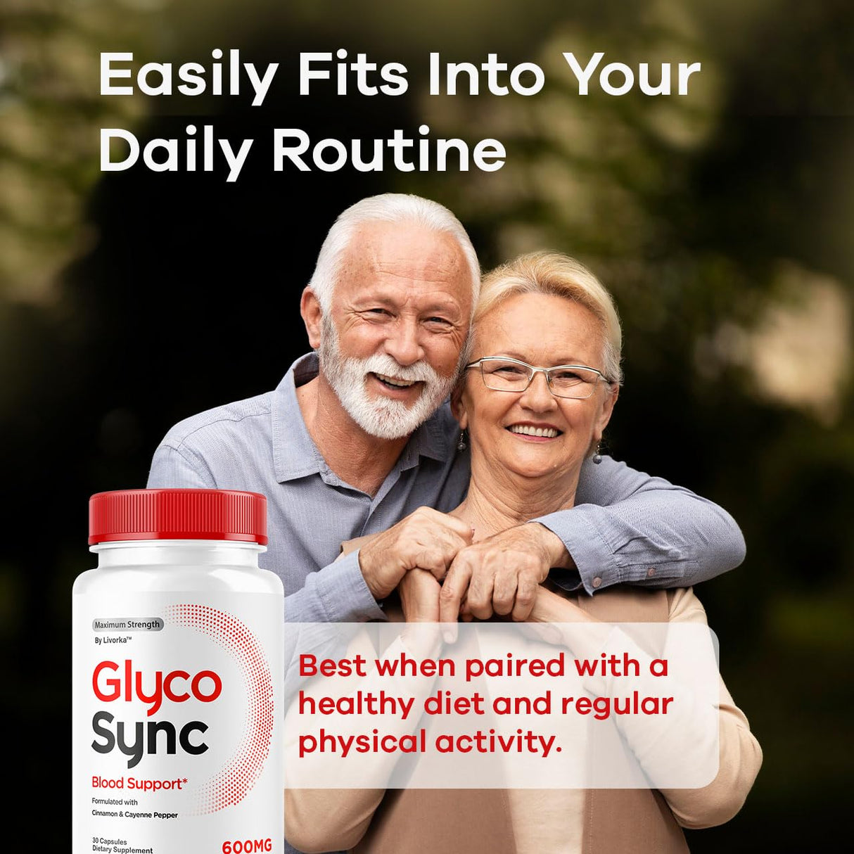 Glyco Sync Capsules - Official Glyco Sync Advanced Supplement Pills, All Natural GlycoSync Balance Support for Health & Wellness, Glyco Synk Premium Formula Review, 30 Capsules for 1 Month